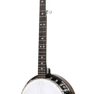 CC-100R+/L: Lefty Cripple Creek Resonator Banjo Upgraded with Pickup and Bag