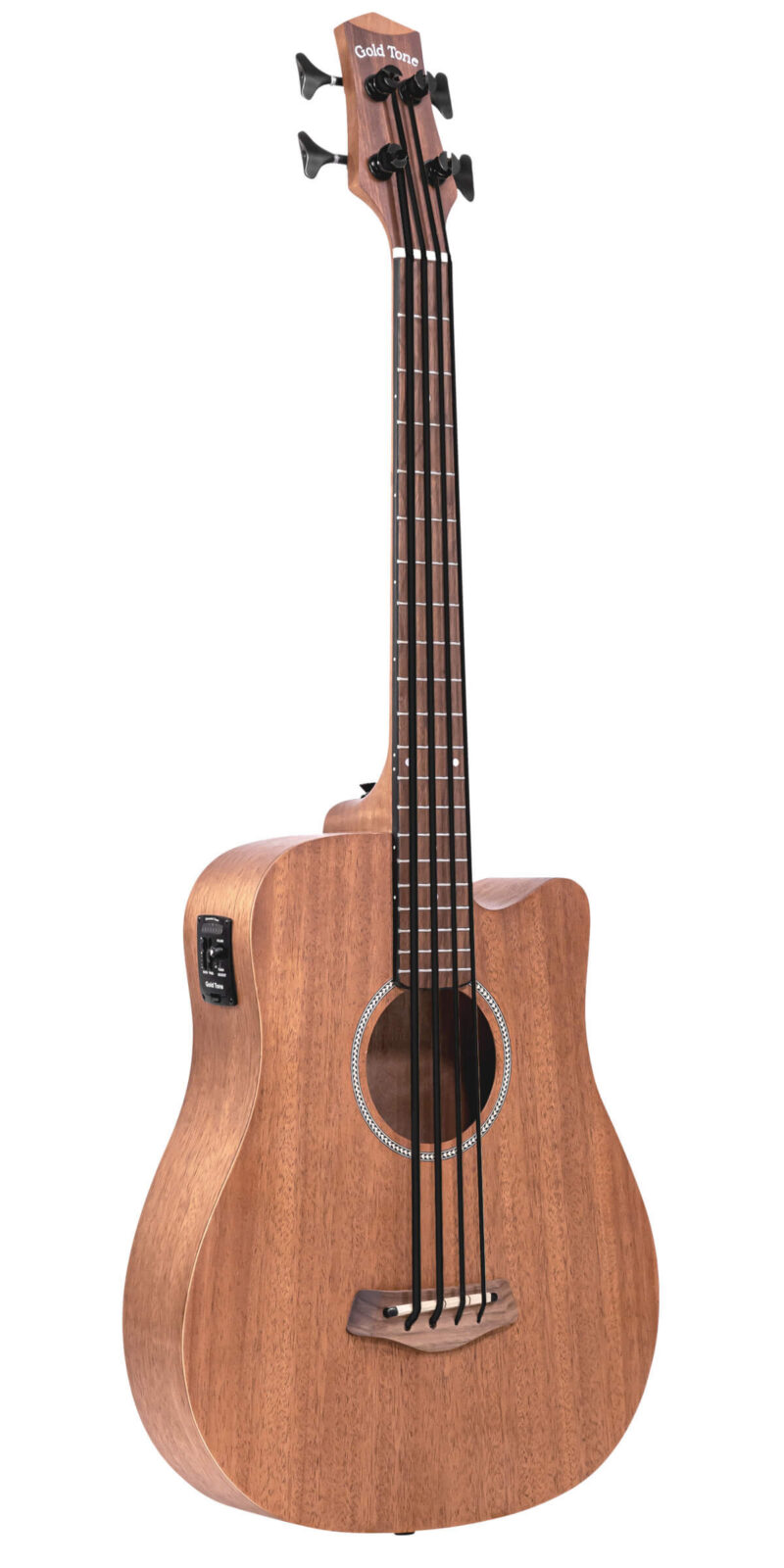 M-Bass25 25-Inch Scale Acoustic-Electric MicroBass with Gig Bag