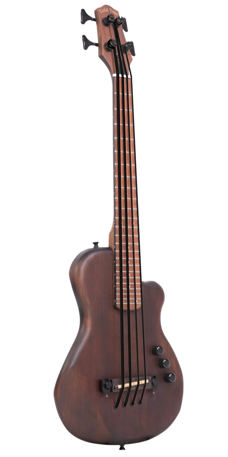 ME-BassFL: 23-Inch Scale Fretless Electric MicroBass with Gig Bag