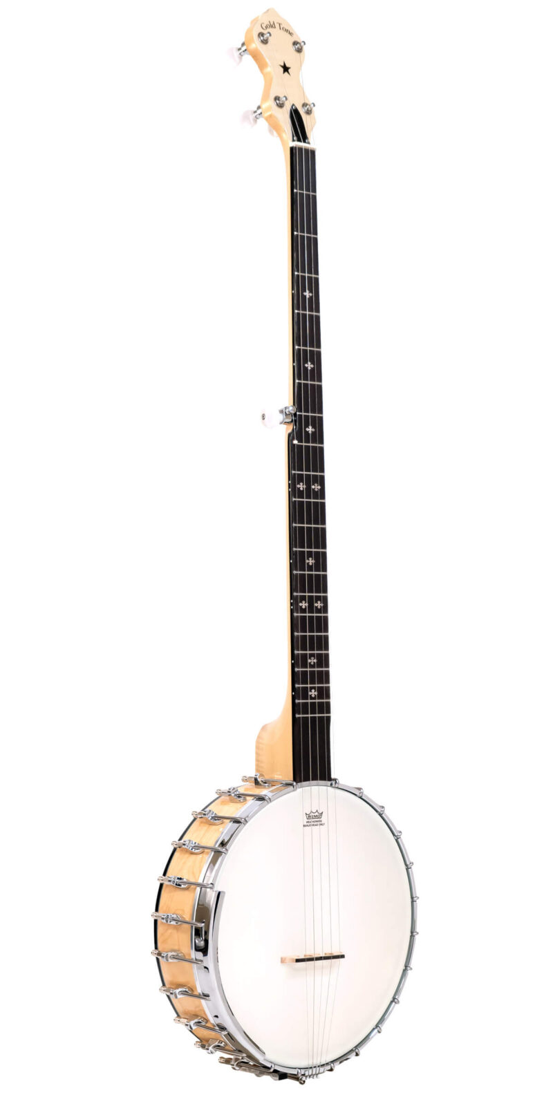 MM-150LN: Maple Mountain Open Back Long Neck Banjo with Case