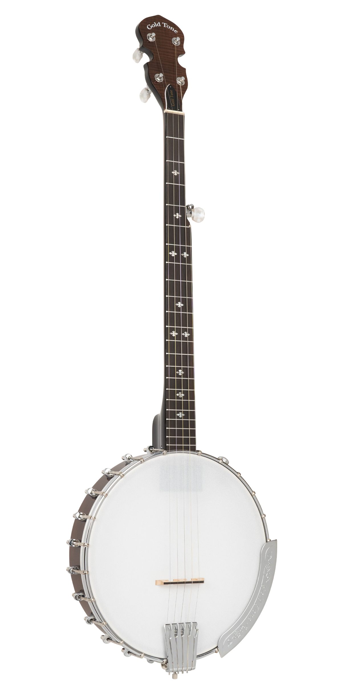 CC-100+/L: Lefty Cripple Creek Banjo Upgraded with Pickup and Gig Bag