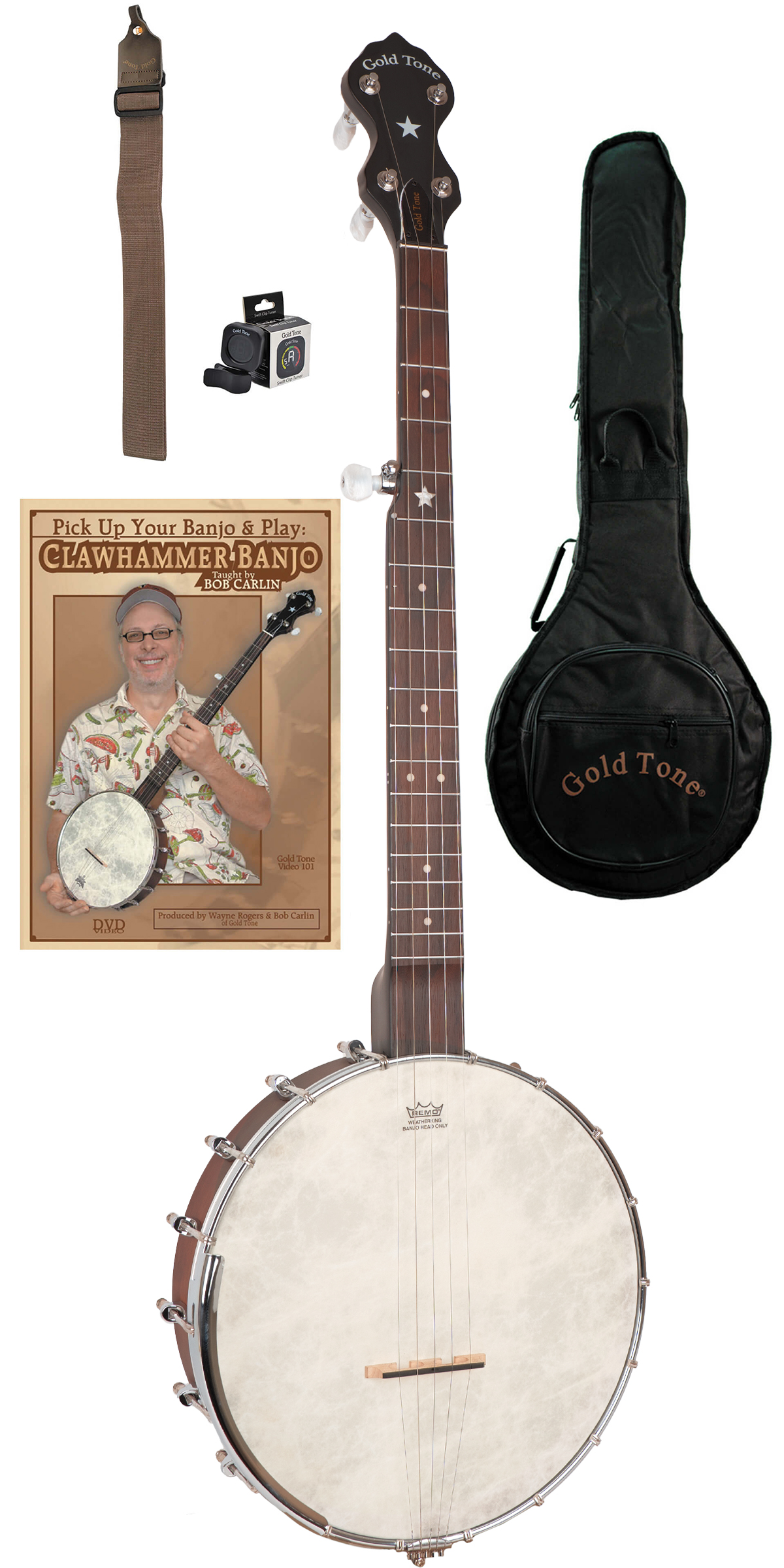 CC-OTA: A-Scale Cripple Creek Banjo Clawhammer Package