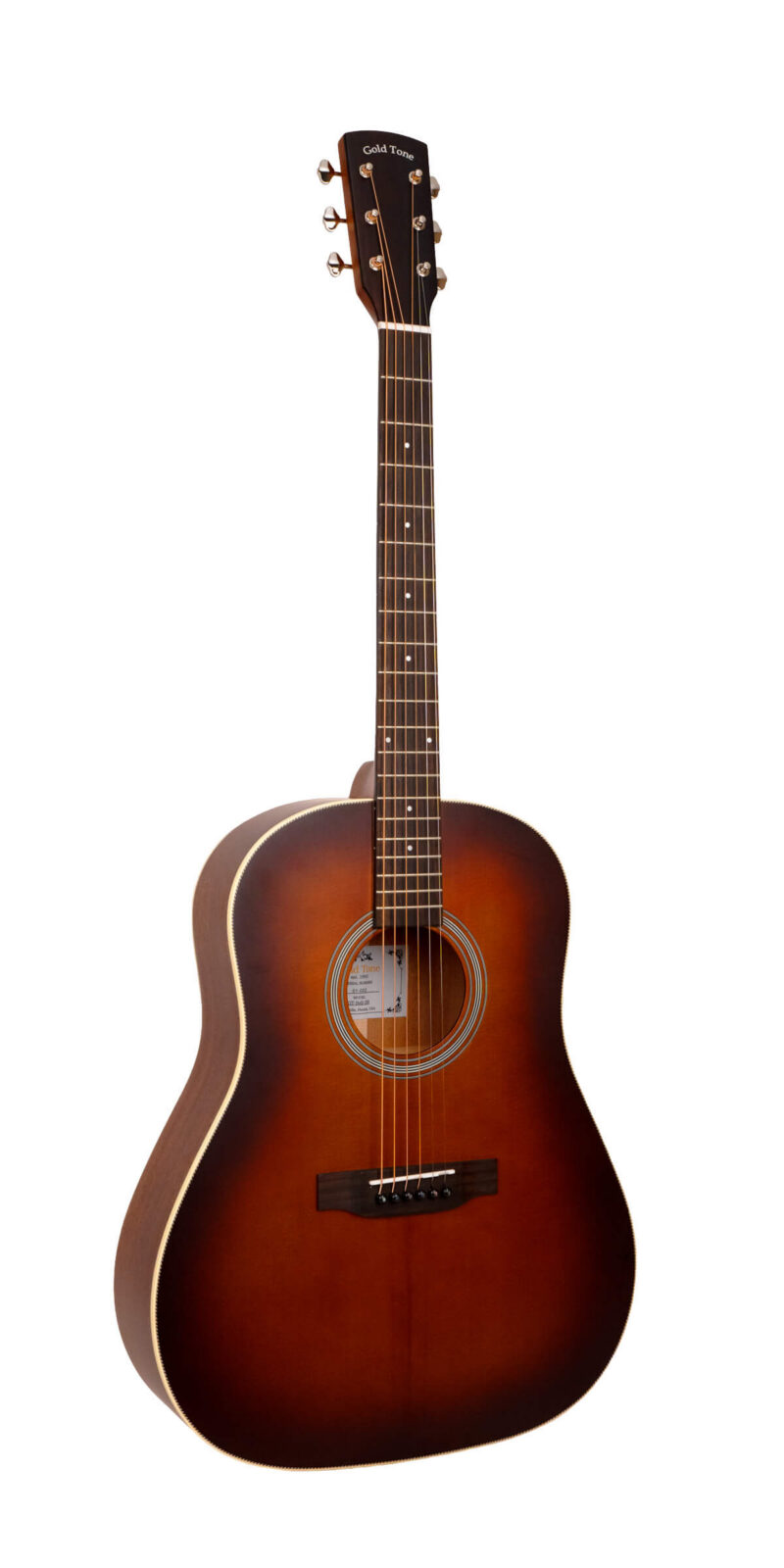 The Bell: Acoustic-Electric All Solid Wood Guitar with Bag - Satin Burst