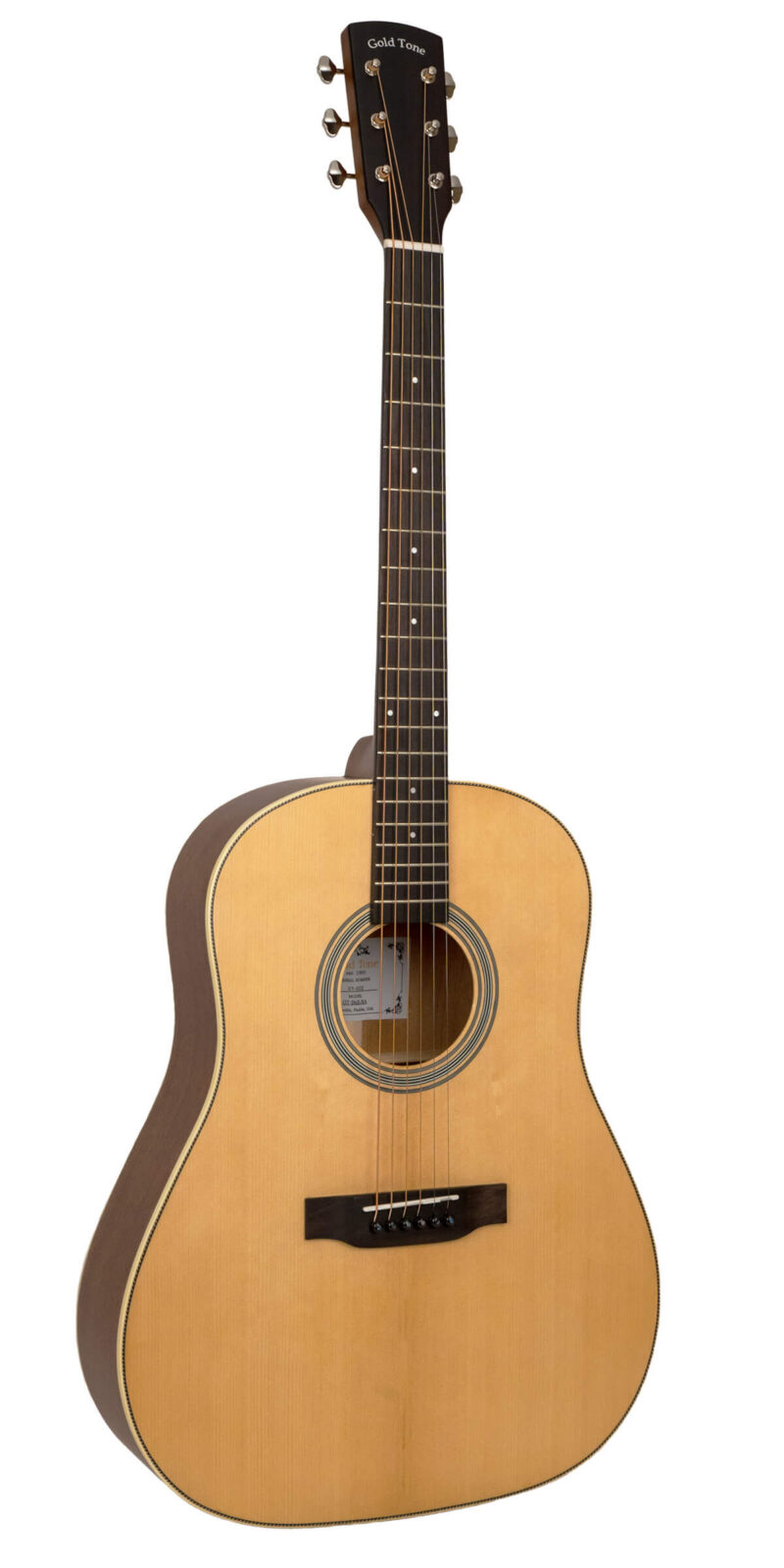 The Bell: Acoustic-Electric All Solid Wood Guitar with Bag - Satin Natural