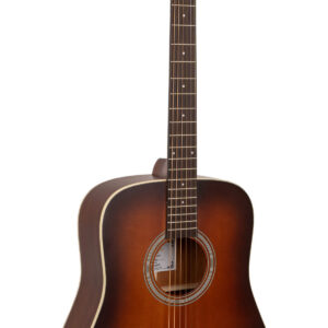 The Dread: Acoustic-Electric All Solid Wood Guitar with Bag - Satin Burst