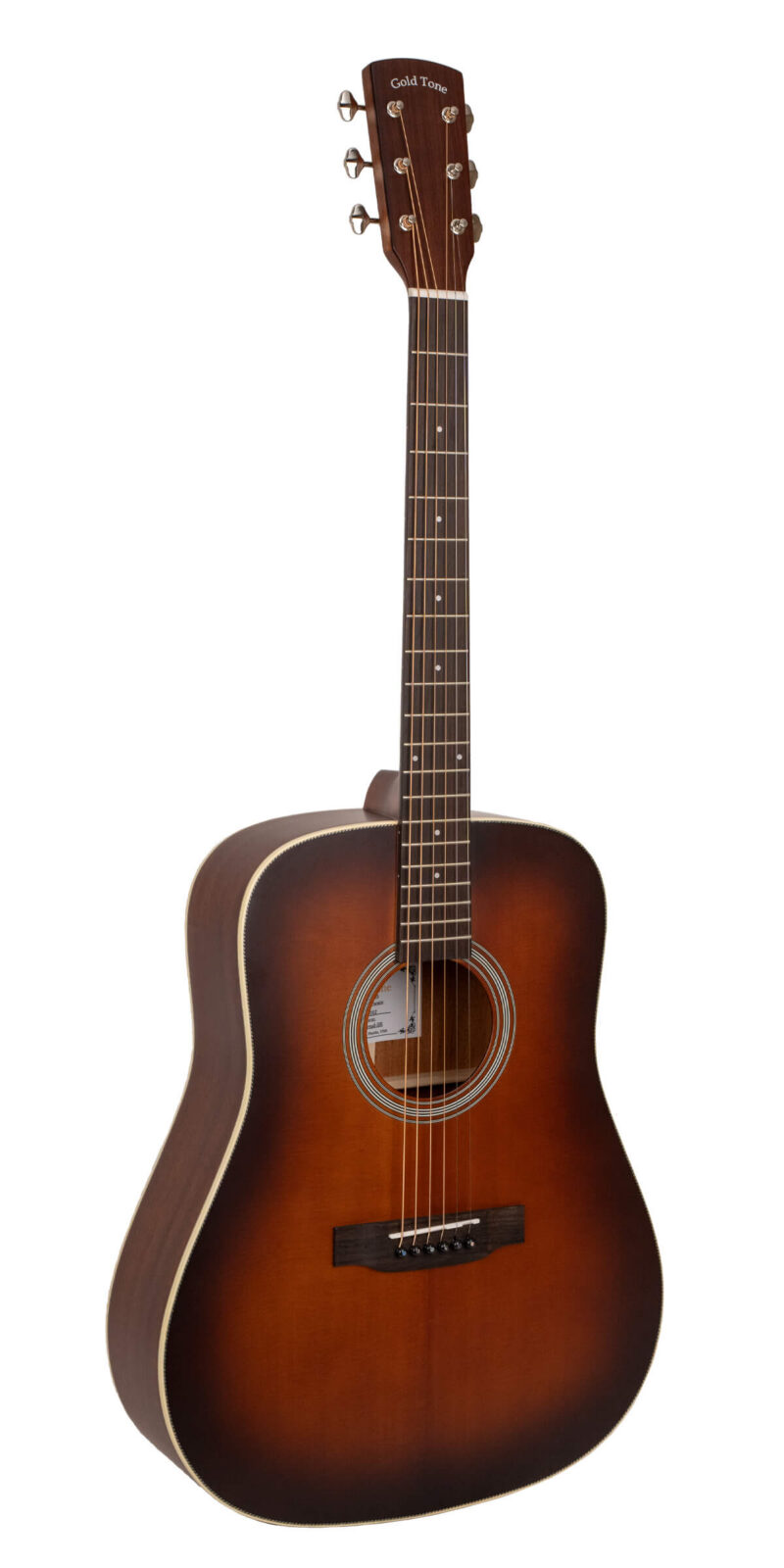 The Dread: Acoustic-Electric All Solid Wood Guitar with Bag - Satin Burst