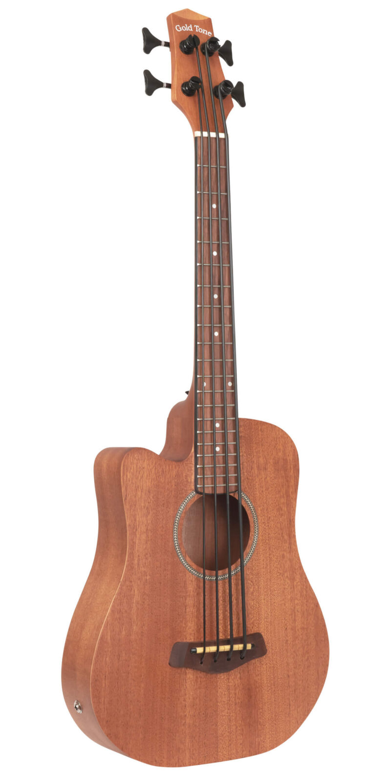 M-Bass/L: Lefty 23-Inch Scale Acoustic-Electric MicroBass with Gig Bag