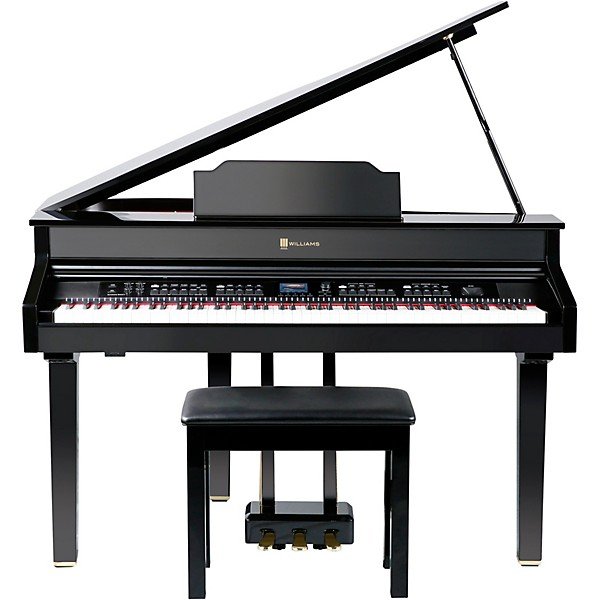 Williams Symphony Grand II Digital Micro Grand Piano With Bench 88 Key