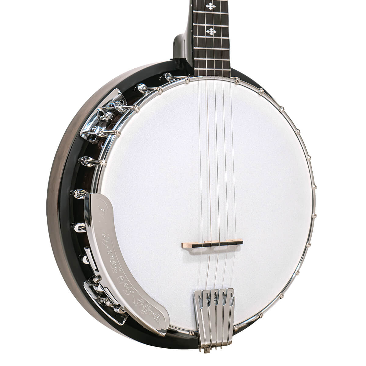 CC-100R+/L: Lefty Cripple Creek Resonator Banjo Upgraded with Pickup and Bag - Image 2
