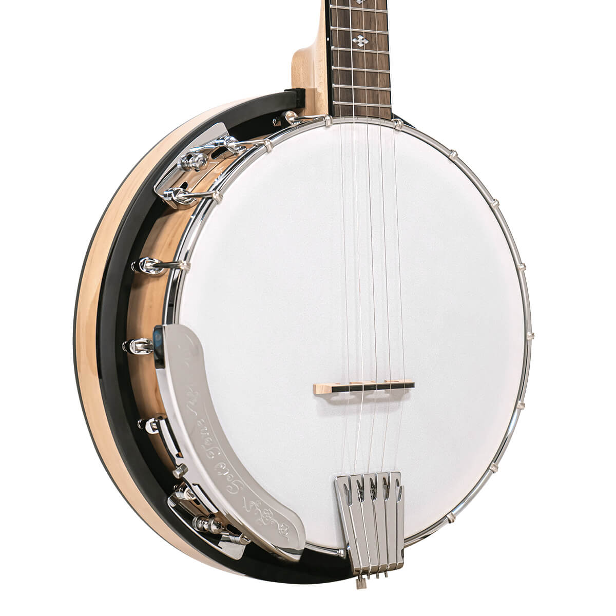 CC-100RW: Cripple Creek Resonator Banjo with Wide Fingerboard with Bag - Image 2