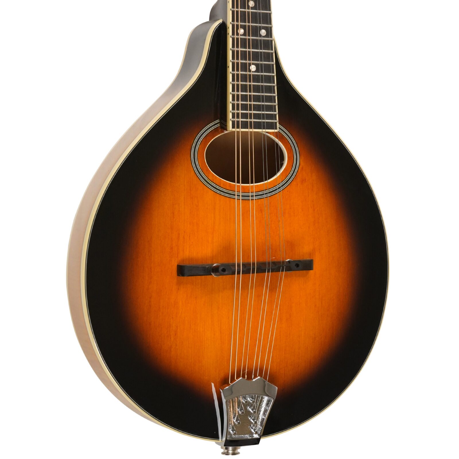 GM-50+/L: Lefty A-Style Mandolin with Pickup and Bag - Image 2