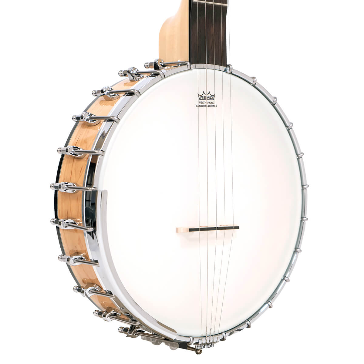 MM-150 Maple Mountain Openback Banjo with Case - Image 2
