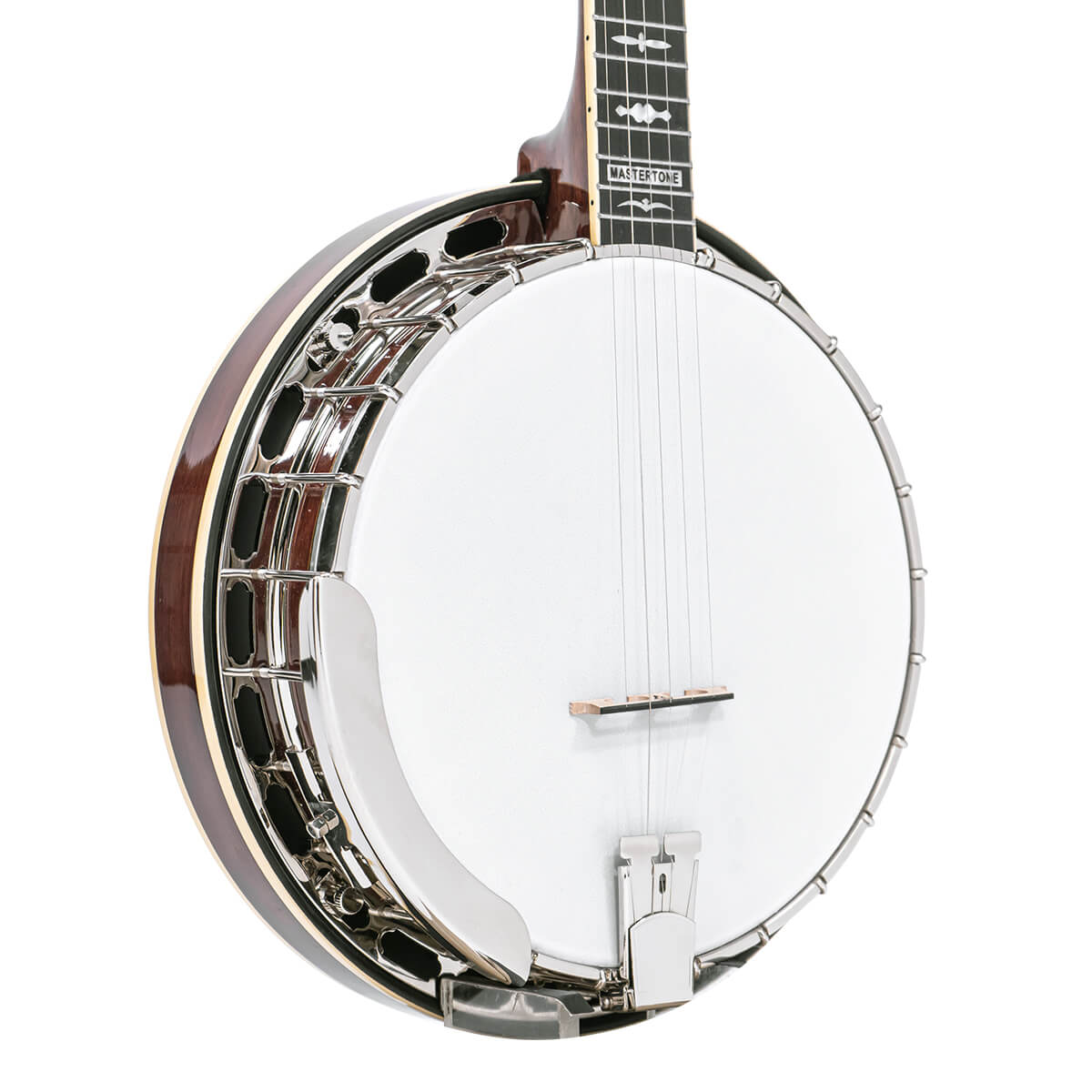 Mastertone® OB-3RF: Orange Blossom "Twanger" Pre-War Style Resonator Radiused Banjo with Case - Image 2