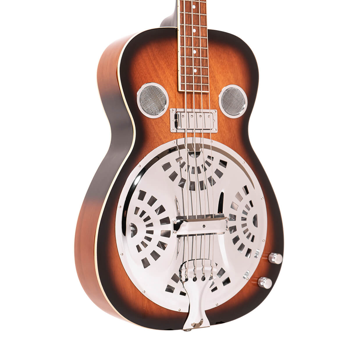 PBB: Paul Beard Signature-Series Resonator Bass Guitar with Case - Image 2