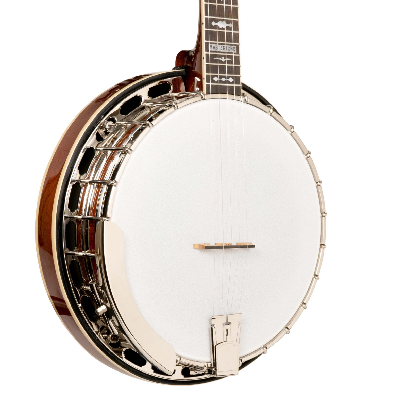 Mastertone® OB-3EF: 24-Fret Orange Blossom "Twanger" Pre-War Style Resonator Banjo with Case - Image 2
