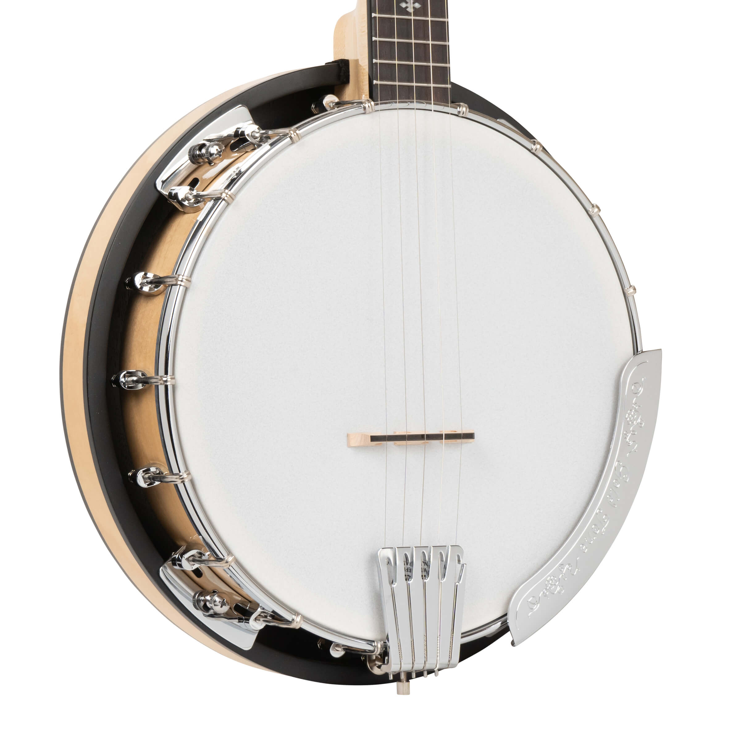 CC-100R/L: Lefty Cripple Creek Resonator Banjo with Gig Bag - Image 2