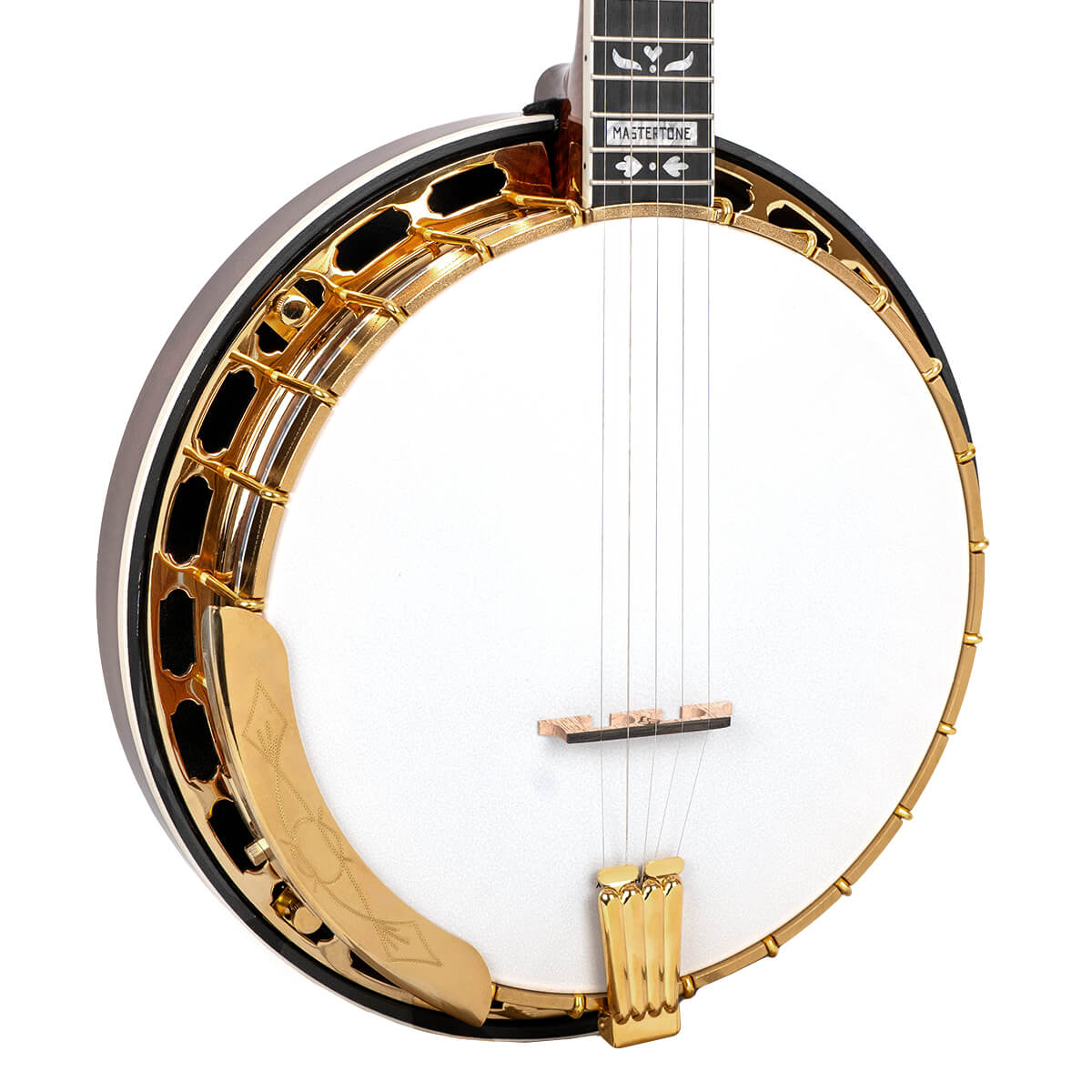Mastertone® OB-Grandee: Orange Blossom Grandee Resonator Banjo with Case - Image 2