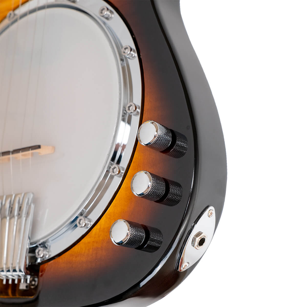 EBT: Electric 5-String Banjo with Case - Image 4
