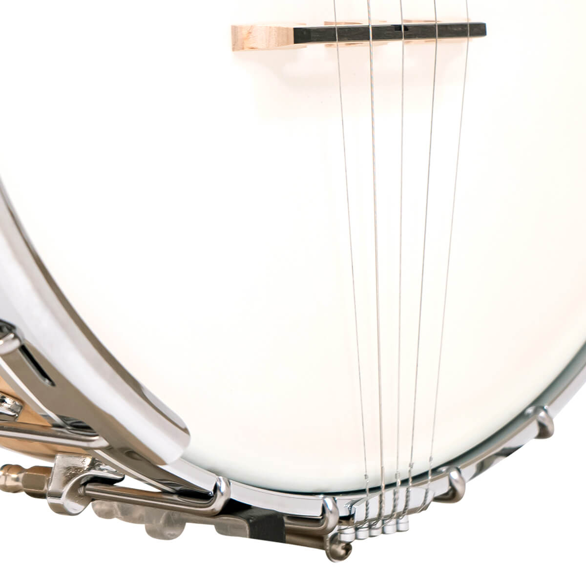 MM-150LN: Maple Mountain Open Back Long Neck Banjo with Case - Image 3