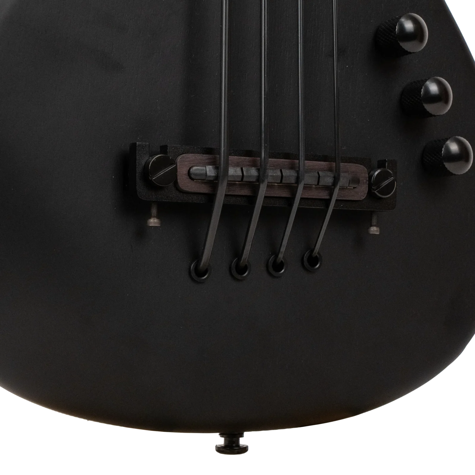 ME-Bass: 23-Inch Scale Matte Black Electric MicroBass with Gig Bag - Image 3