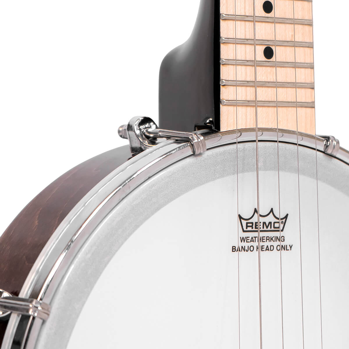 Plucky/L: Lefty Traveler Banjo with Gig Bag - Image 3