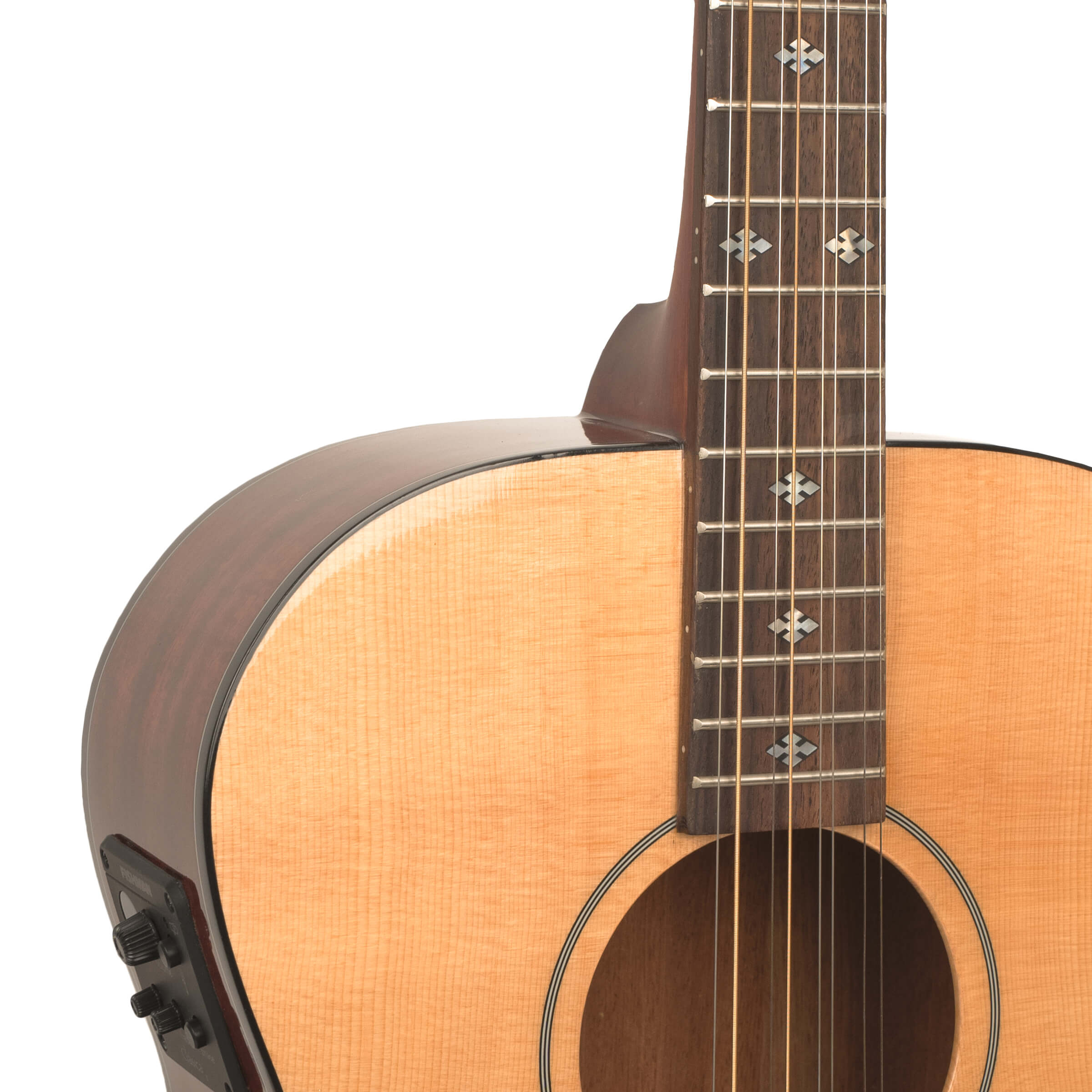 BZ-1000: Guitar-Bodied Greek-Tuned (CFAD) Bouzouki Mandolin with Case - Image 4