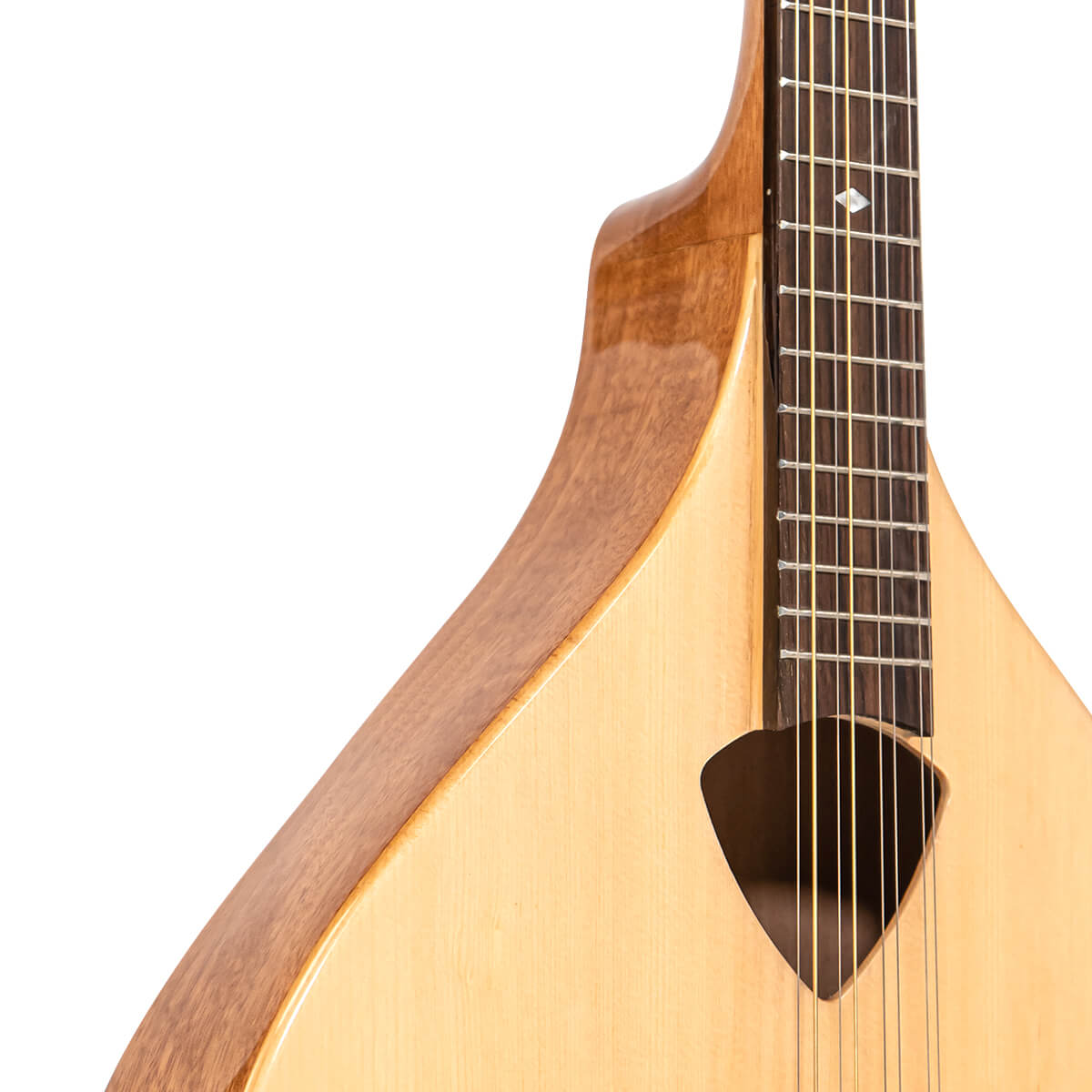 BZ-500/L: Lefty Greek-Tuned (CFAD) Bouzouki Mandolin with Pickup and Case - Image 4