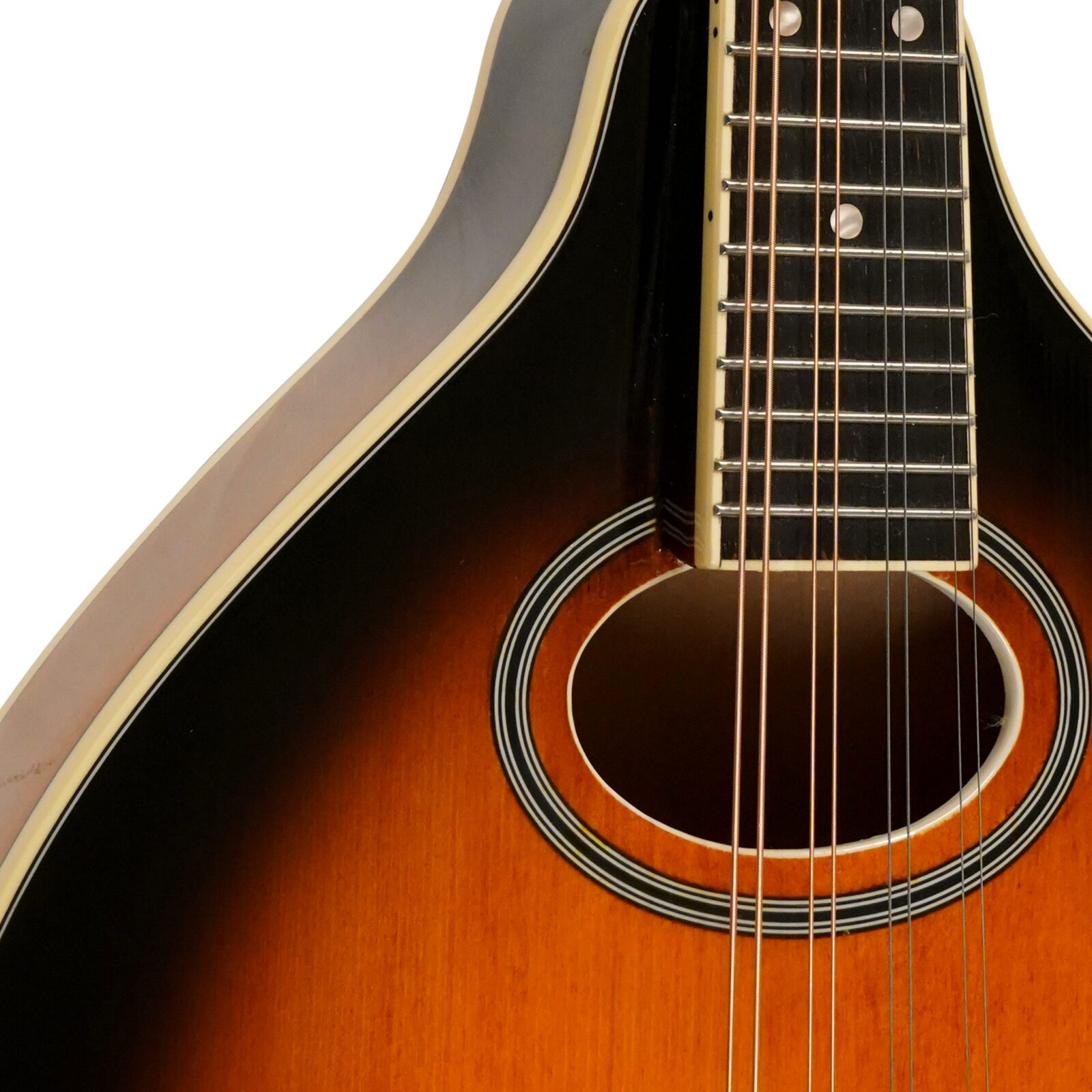 GM-50+/L: Lefty A-Style Mandolin with Pickup and Bag - Image 4