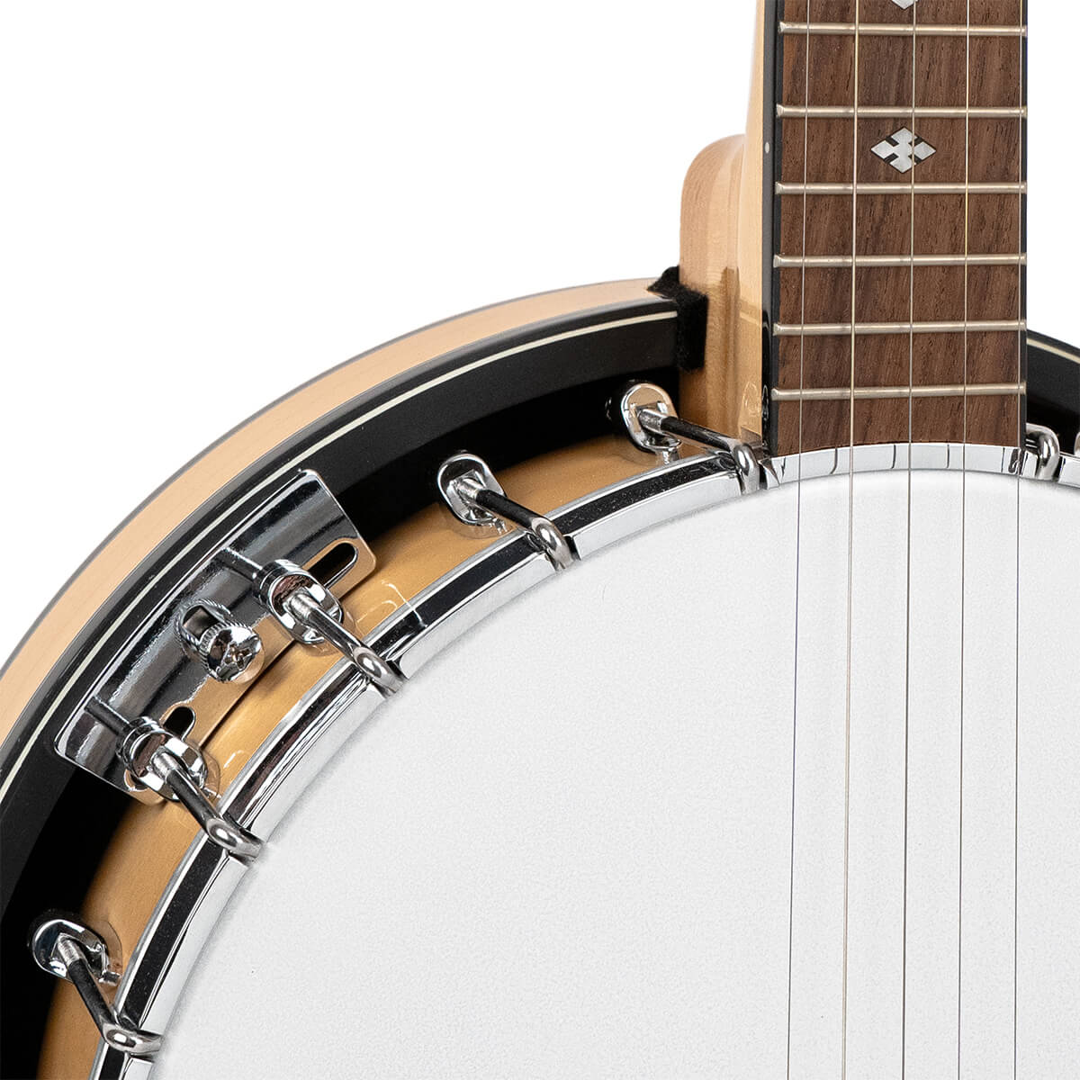 MC-150RP/L: Lefty Maple Classic Banjo with Steel Tone Ring - Image 4