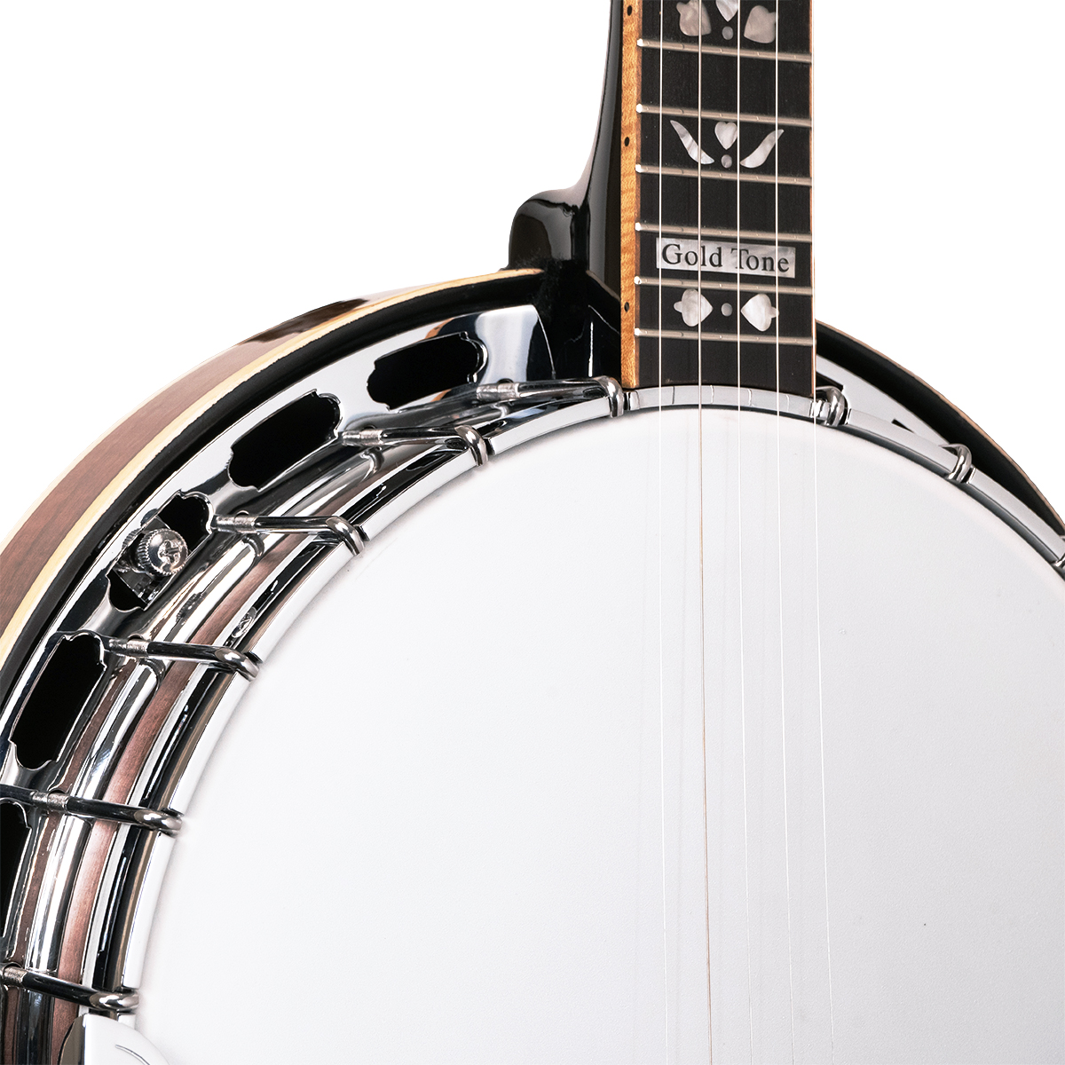 Mastertone® OB-250+/L: Lefty Orange Blossom Banjo with JLS #12 Tone Ring with Case - Image 4