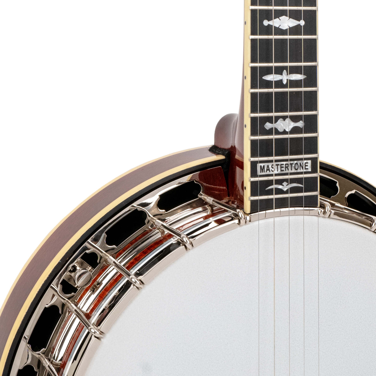 Mastertone® OB-3/L: Lefty Orange Blossom "Twanger" Pre-War Style Resonator Banjo with Case - Image 4