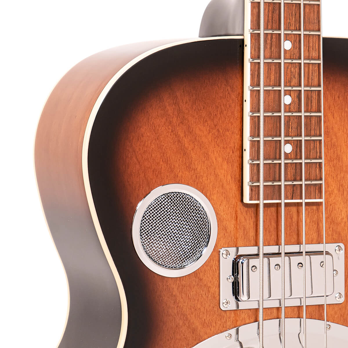 PBB: Paul Beard Signature-Series Resonator Bass Guitar with Case - Image 4