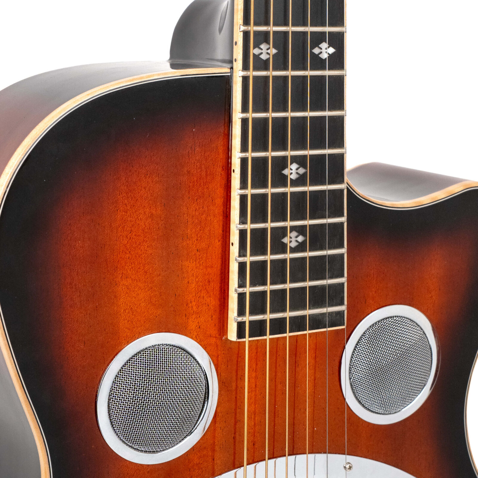 PBR-CA: Paul Beard Signature-Series Roundneck Resonator Guitar with Cutaway and Case - Image 4