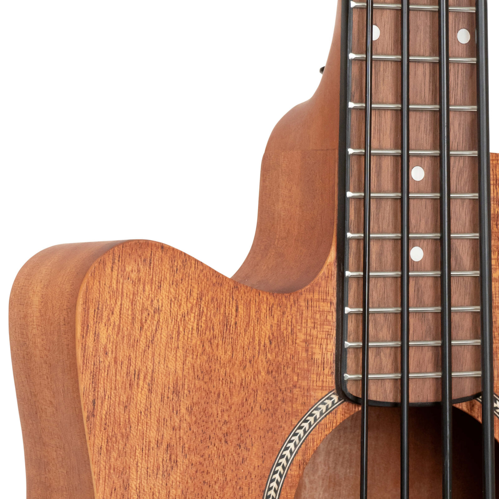 M-Bass/L: Lefty 23-Inch Scale Acoustic-Electric MicroBass with Gig Bag - Image 4