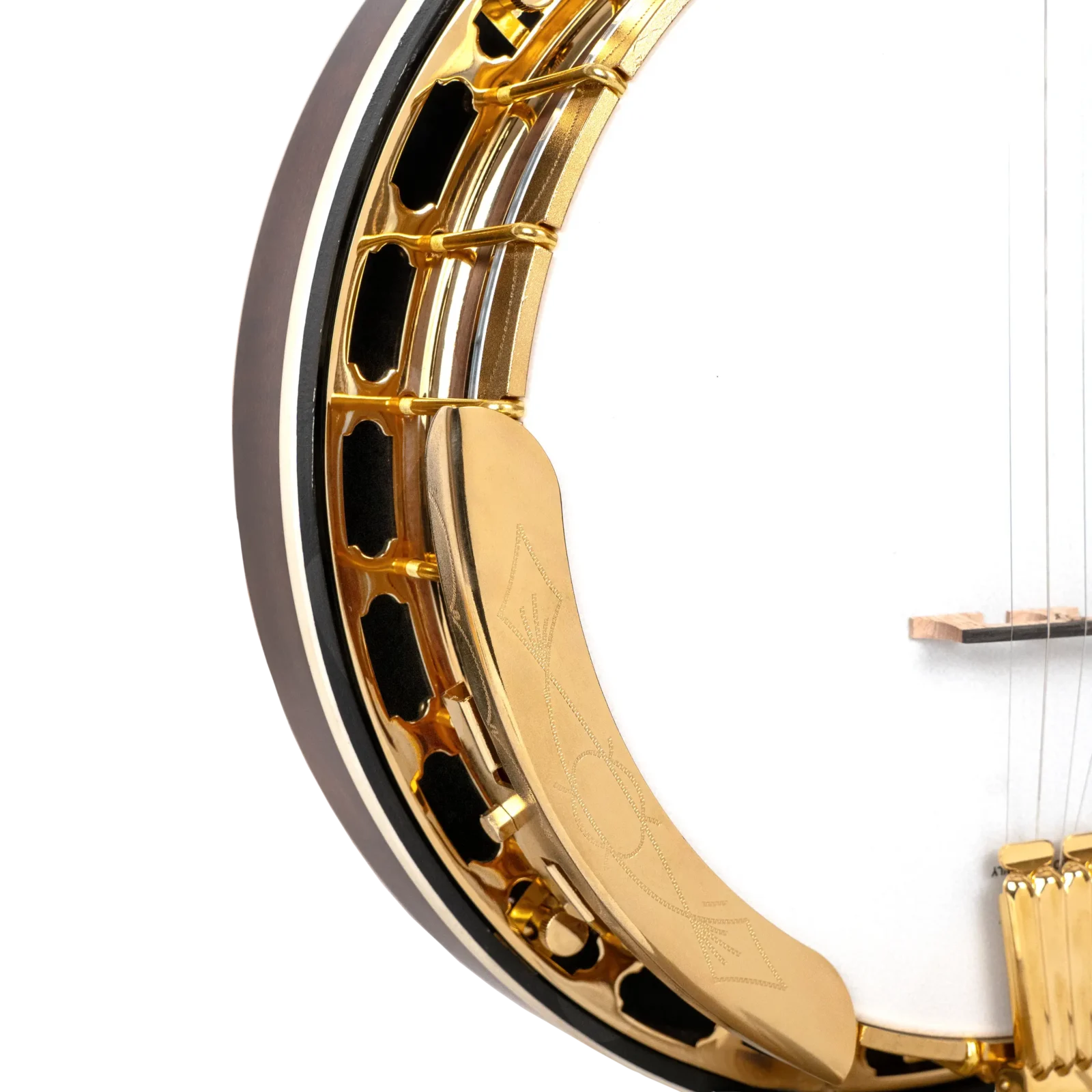 Mastertone® OB-Grandee: Orange Blossom Grandee Resonator Banjo with Flying Eagle Neck and Case - Image 4