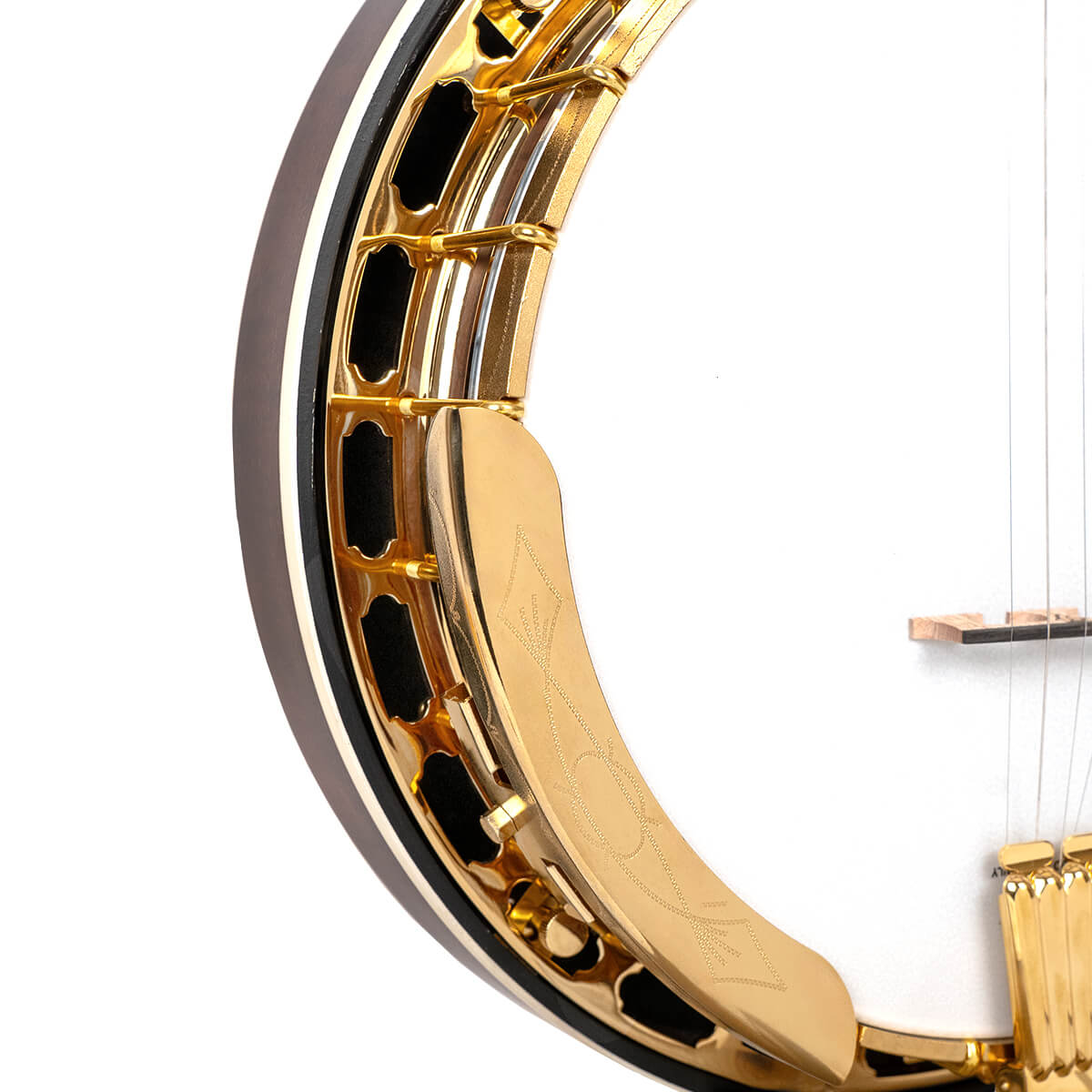Mastertone® OB-Grandee: Orange Blossom Grandee Resonator Banjo with Case - Image 4