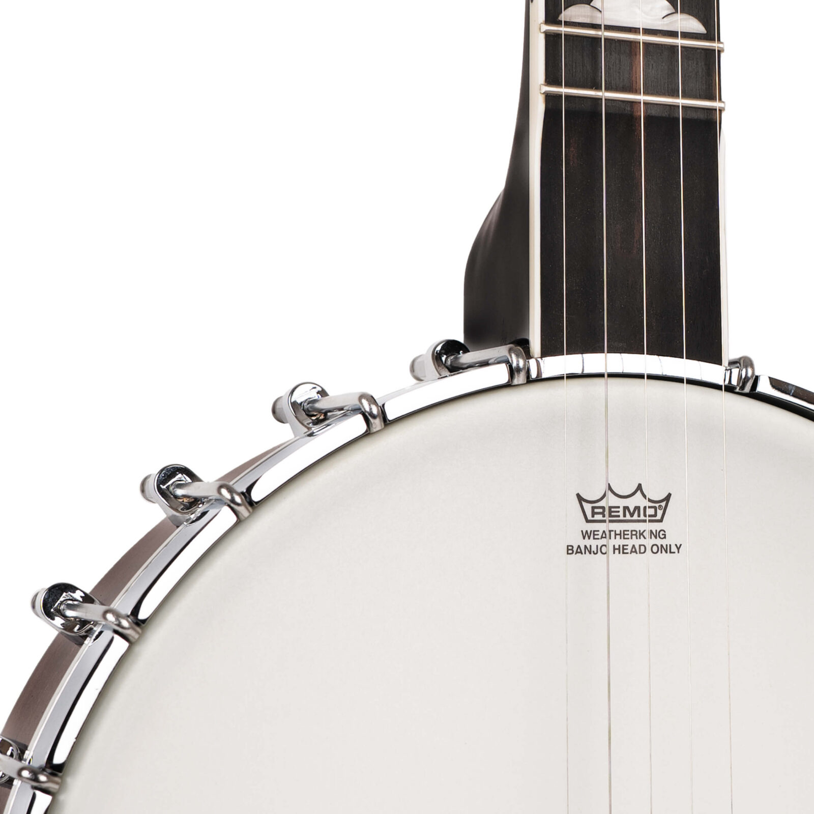 WL-250: White Ladye Banjo with Case - Image 4