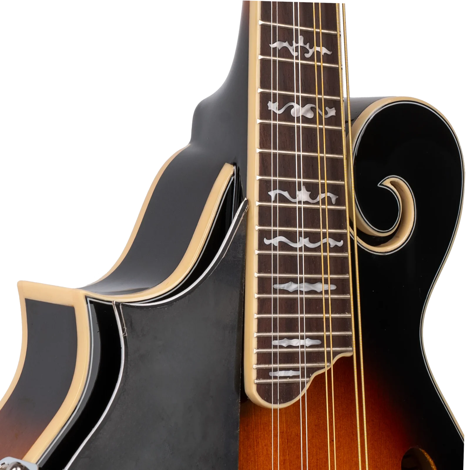 GM-35/L: Lefty F-Style Mandolin with Gig Bag - Image 4
