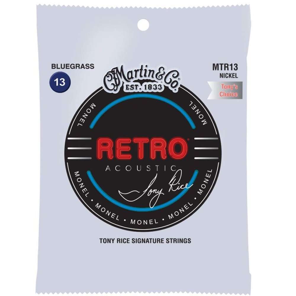 Martin MTR13 Retro Bluegrass Tony Rice’s Choice Acoustic Guitar Strings