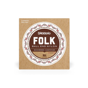 D'Addario EJ33 Folk Nylon Classics Guitar Strings - Ball End - Normal Tension