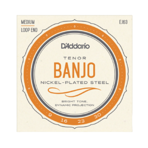 D'Addario EJ63 Nickel Tenor Banjo Strings - (9-30)