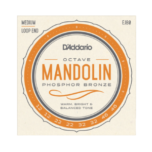D'Addario EJ80 Phosphor Bronze Octave Mandolin Strings - Medium (12-46)