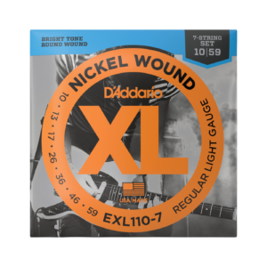 D'Addario EXL110-7 Nickel Wound 7-String Electric Guitar Strings - Regular Light (10-59)