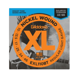 D'Addario EXL110BT Balanced Tension Nickel Wound Electric Guitar Strings - Regular Light (10-46)