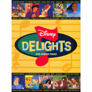 Disney Delights – Five-Finger Piano Songbook (Hal Leonard)