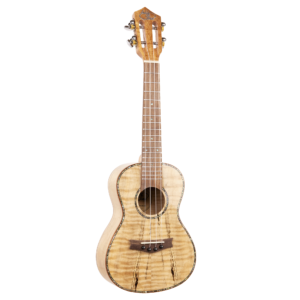 Eddy Finn Exotic Wood Ukulele with Gig Bag - Spalted Maple Wood
