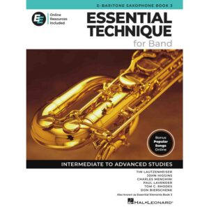 Essential Technique for Band - Eb Baritone Saxophone - Book 3
