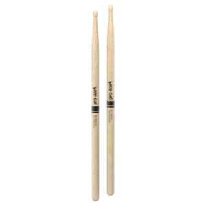 Promark 2B Wood Tip Shira Kashi Oak Drumsticks, Classic Attack - PW2BW