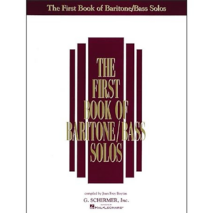 The First Book of Baritone/Bass Solos