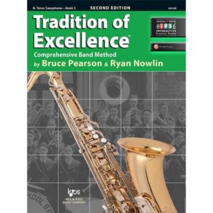 Tradition of Excellence - B♭ Tenor Saxophone - Book 3